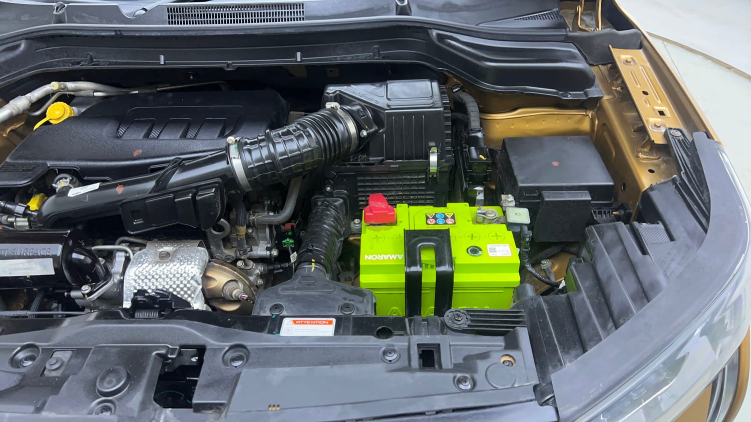 Used 2023 Mahindra XUV 300 W8 1.2 Petrol Petrol Manual engine ENGINE LEFT SIDE VIEW