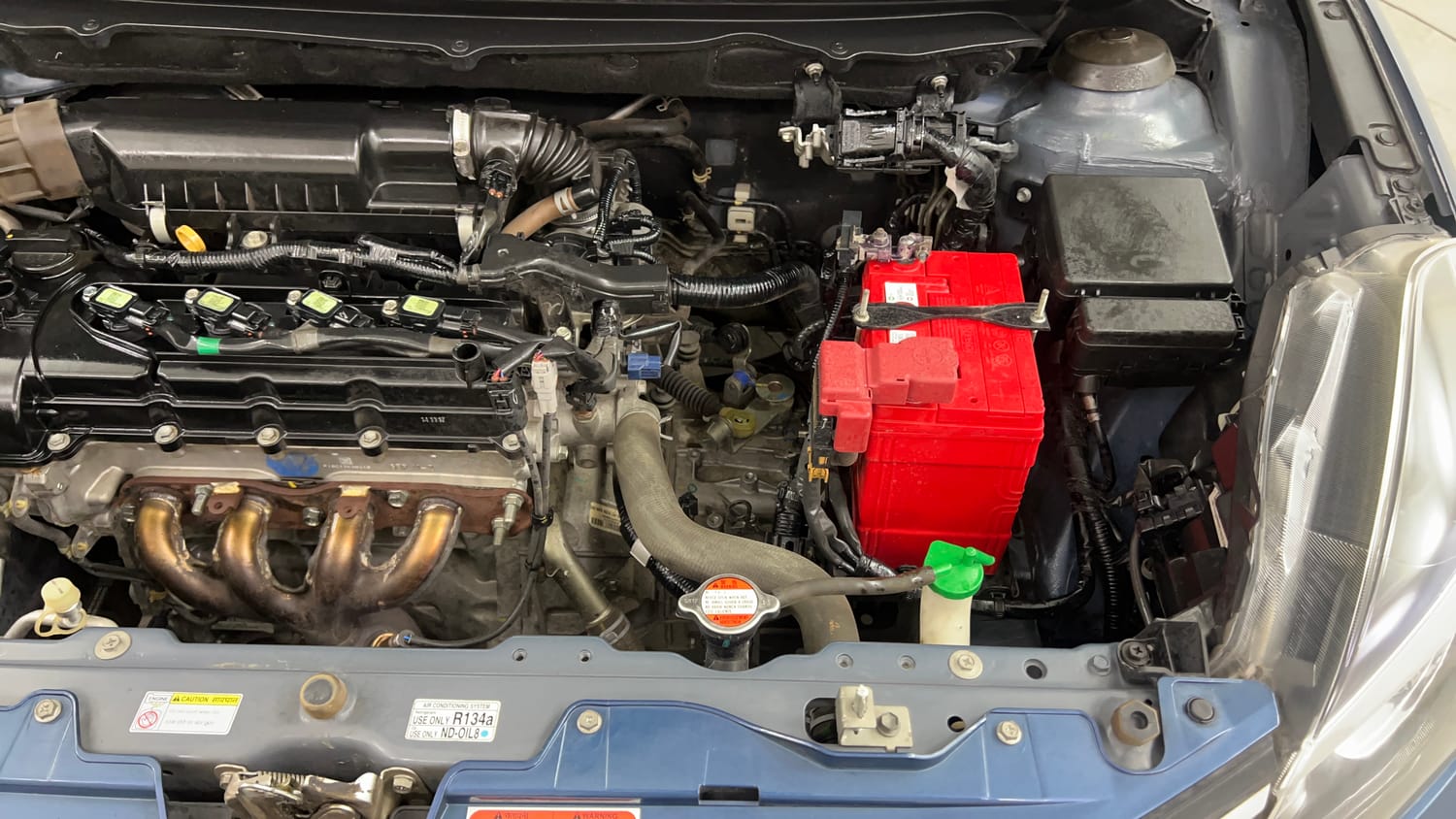 Used 2017 Maruti Suzuki Baleno Alpha 1.2 Petrol Manual engine ENGINE LEFT SIDE VIEW