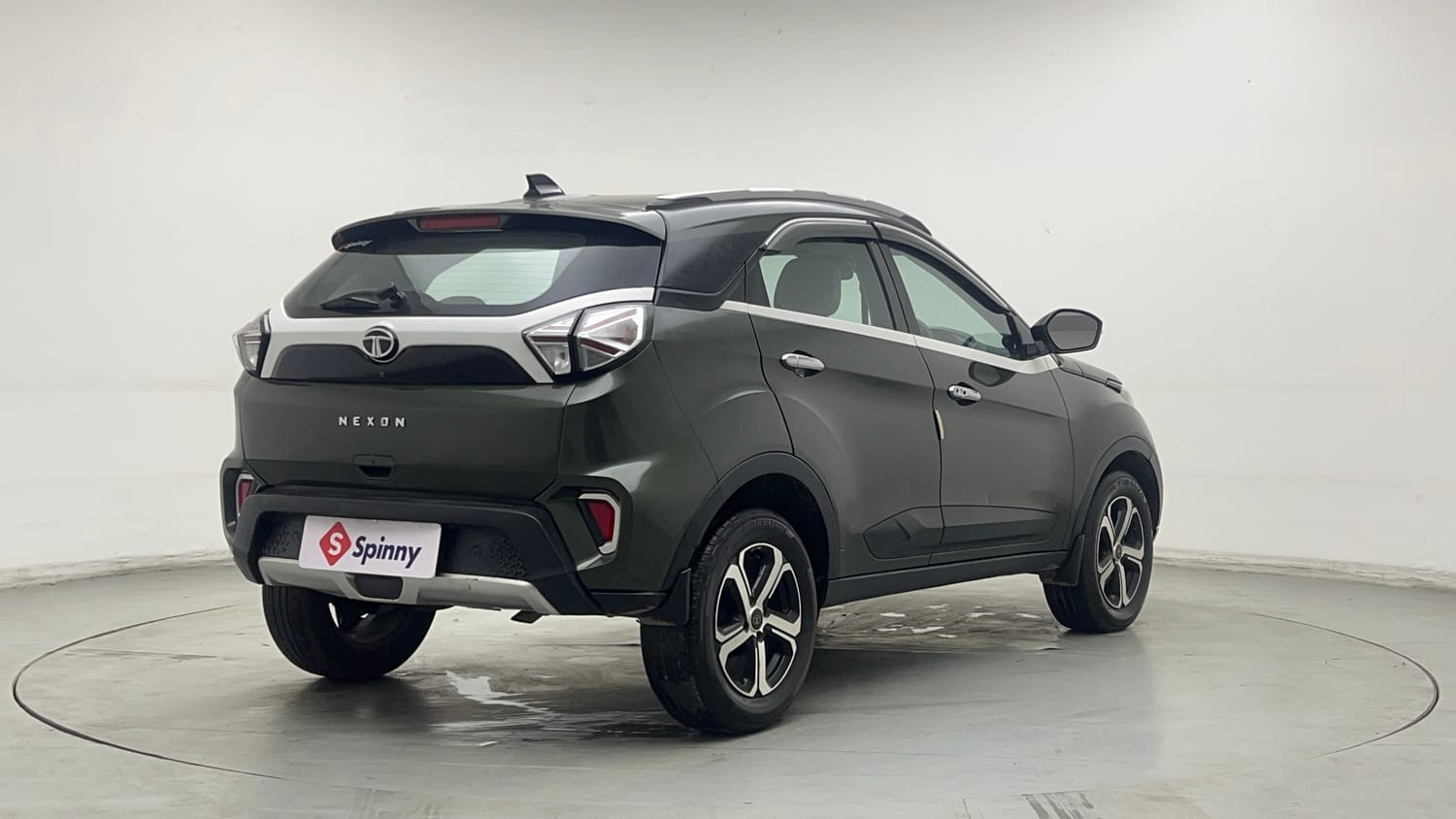 Used 2022 Tata Nexon XZA Plus (Premium) Diesel Diesel Automatic exterior RIGHT REAR CORNER VIEW