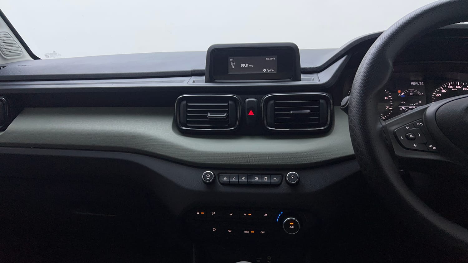 Used 2022 Tata Punch Adventure MT Petrol Manual interior MUSIC SYSTEM & AC CONTROL VIEW