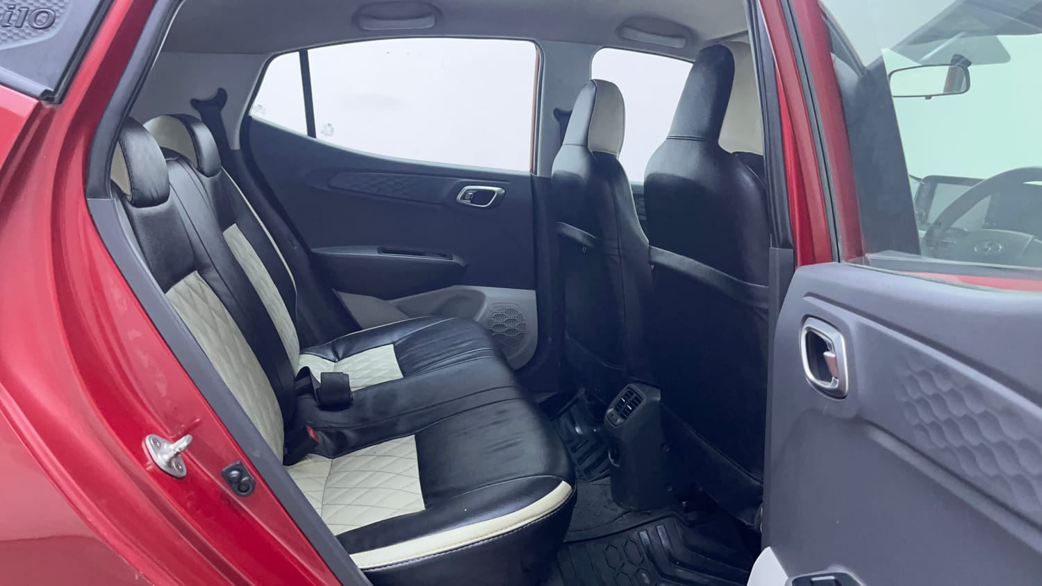Used 2021 Hyundai Grand i10 Nios Sportz AMT 1.2 Kappa VTVT Petrol Automatic interior RIGHT SIDE REAR DOOR CABIN VIEW