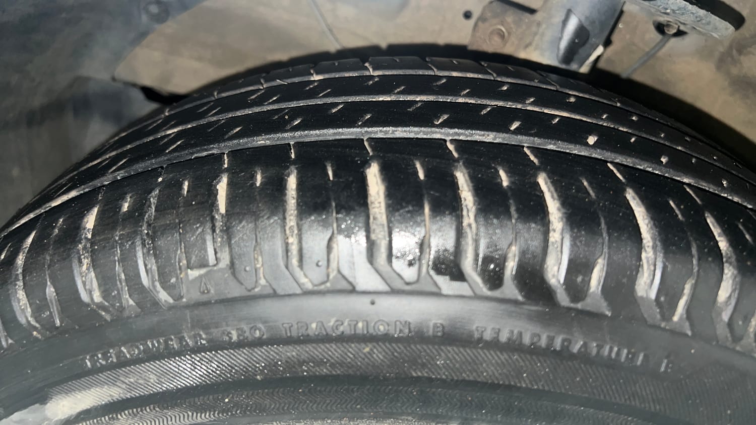 Used 2020 Maruti Suzuki Dzire ZXi Petrol Manual tyres LEFT FRONT TYRE TREAD VIEW