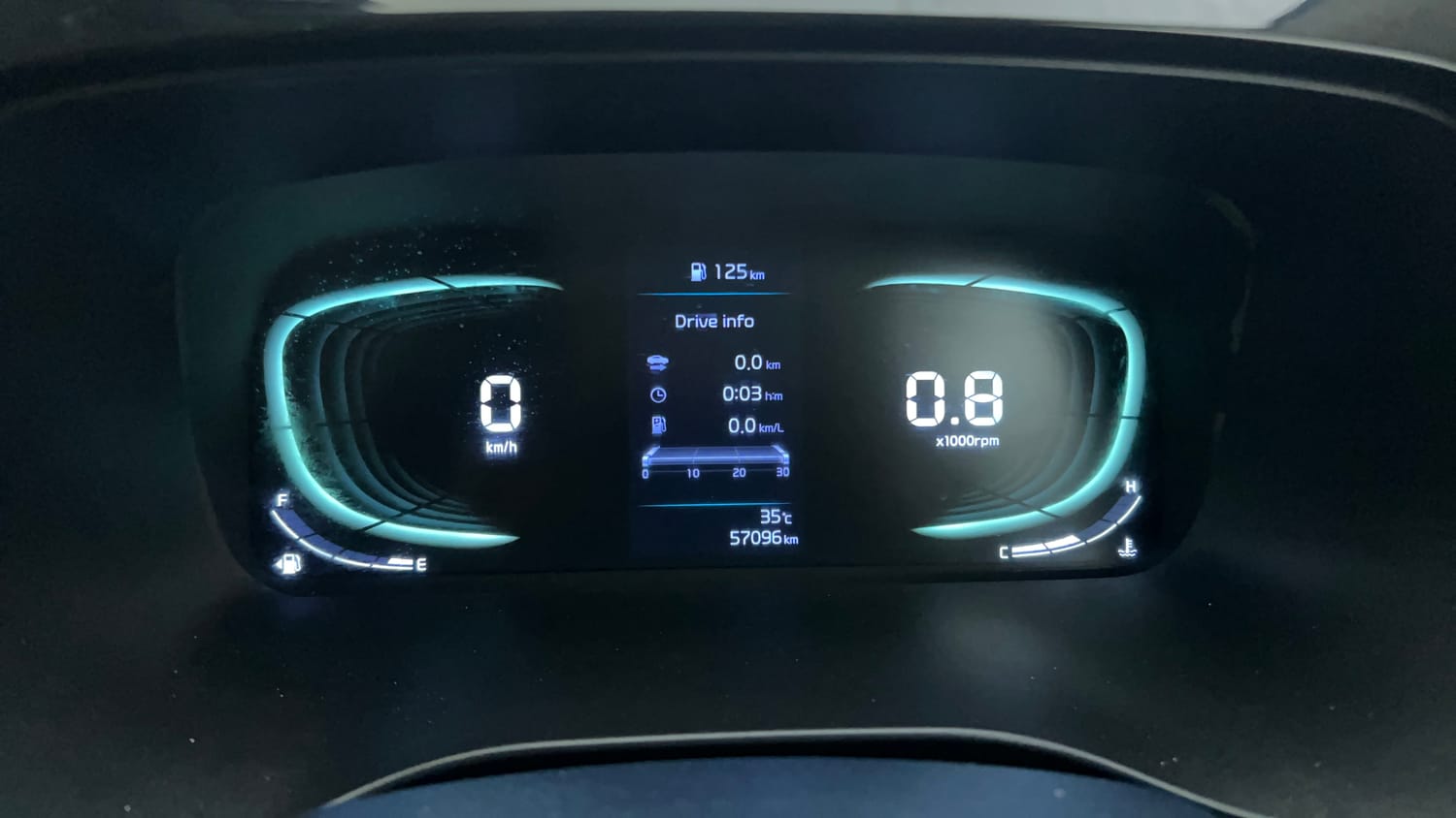 Used 2022 Kia Carens Luxury Plus 1.4 Petrol 7 STR Petrol Manual interior CLUSTERMETER VIEW
