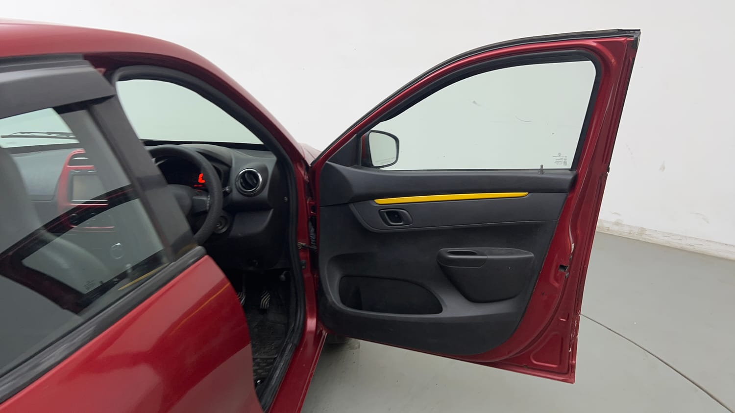 Used 2018 Renault Kwid 1.0 Marvel Iron Man Edition AMT Petrol Automatic interior RIGHT FRONT DOOR OPEN VIEW