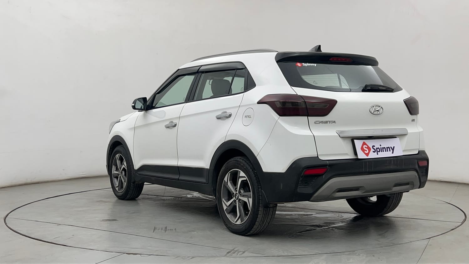 Used 2019 Hyundai Creta SX 1.6 AT Petrol Petrol Automatic exterior LEFT REAR CORNER VIEW