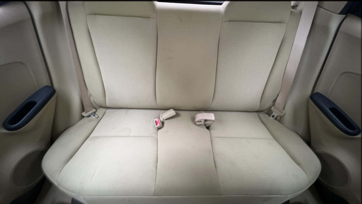 Used 2014 Honda Brio S MT Petrol Manual interior REAR SEAT CONDITION VIEW