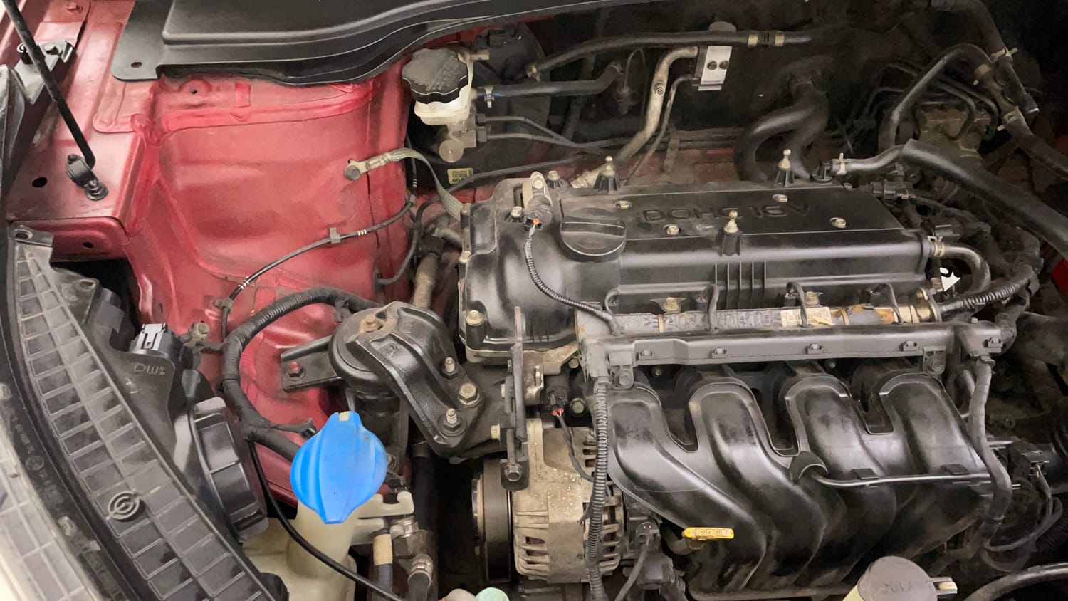 Used 2018 Hyundai Creta SX 1.6 (O) Petrol Petrol Manual engine ENGINE RIGHT SIDE VIEW