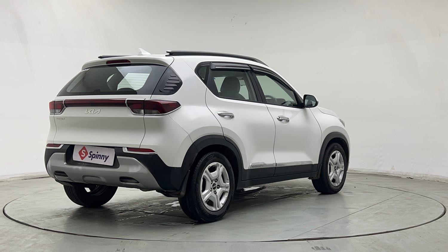 Used 2022 Kia Sonet HTK Plus 1.2 Petrol Manual exterior RIGHT REAR CORNER VIEW