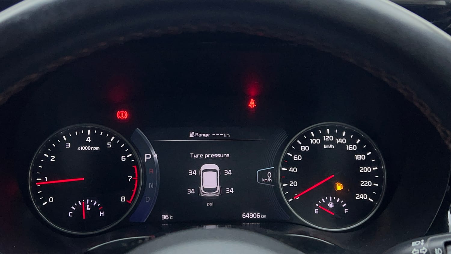 Used 2019 kia Seltos GTX Plus DCT 1.4 Petrol Automatic interior CLUSTERMETER VIEW