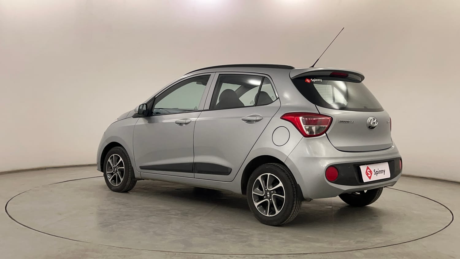 Used 2019 Hyundai Grand i10 Sportz AT 1.2 Kappa VTVT Petrol Automatic exterior LEFT REAR CORNER VIEW