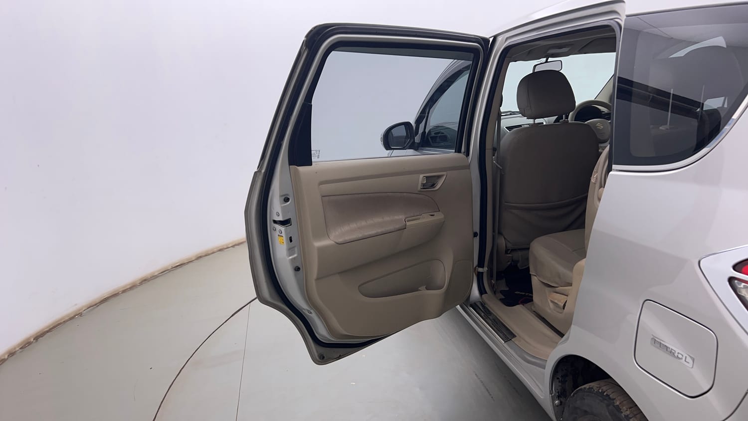 Used 2014 Maruti Suzuki Ertiga ZXi Petrol Manual interior LEFT REAR DOOR OPEN VIEW