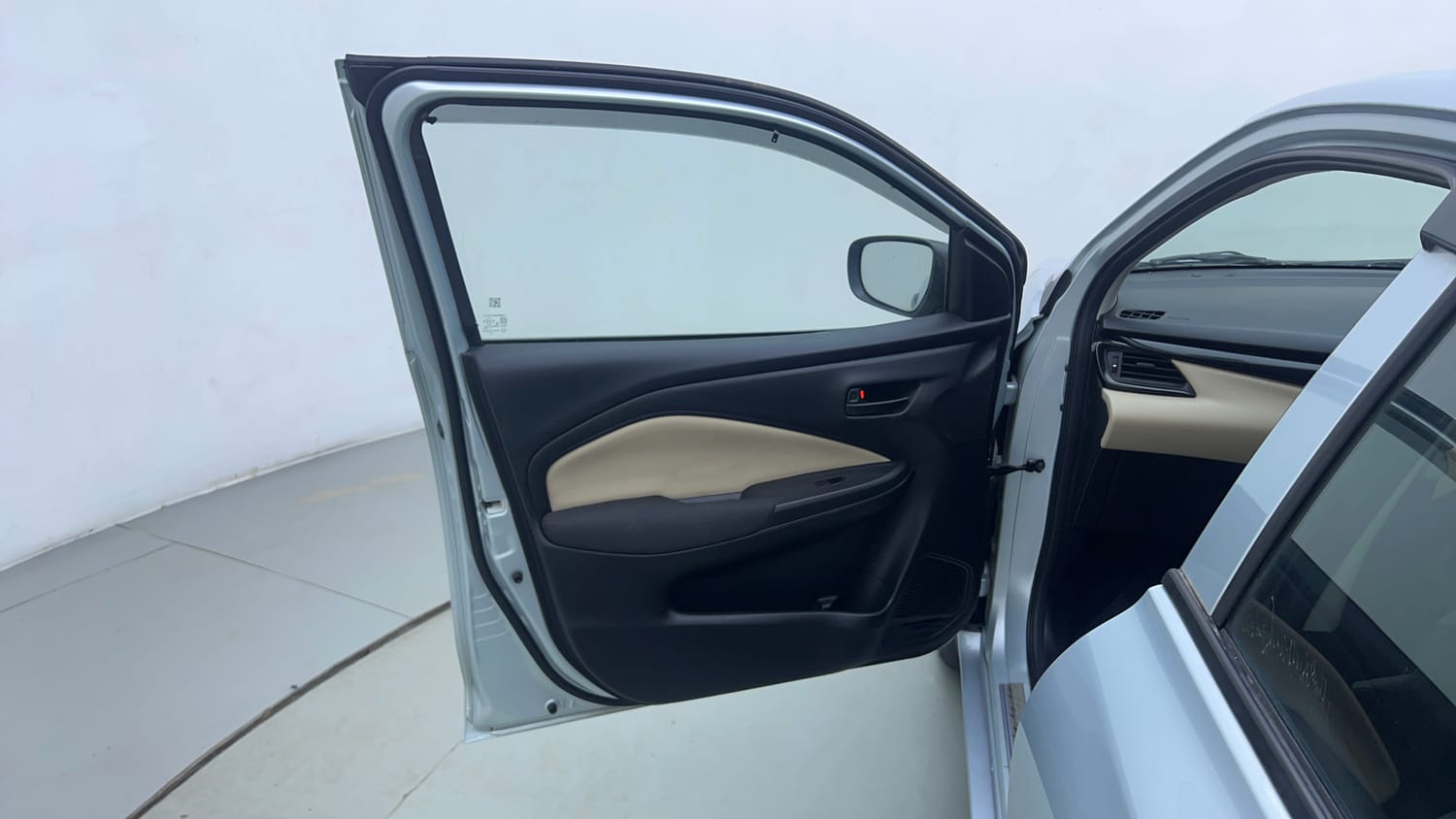Used 2024 Toyota Glanza E Petrol Manual interior LEFT FRONT DOOR OPEN VIEW