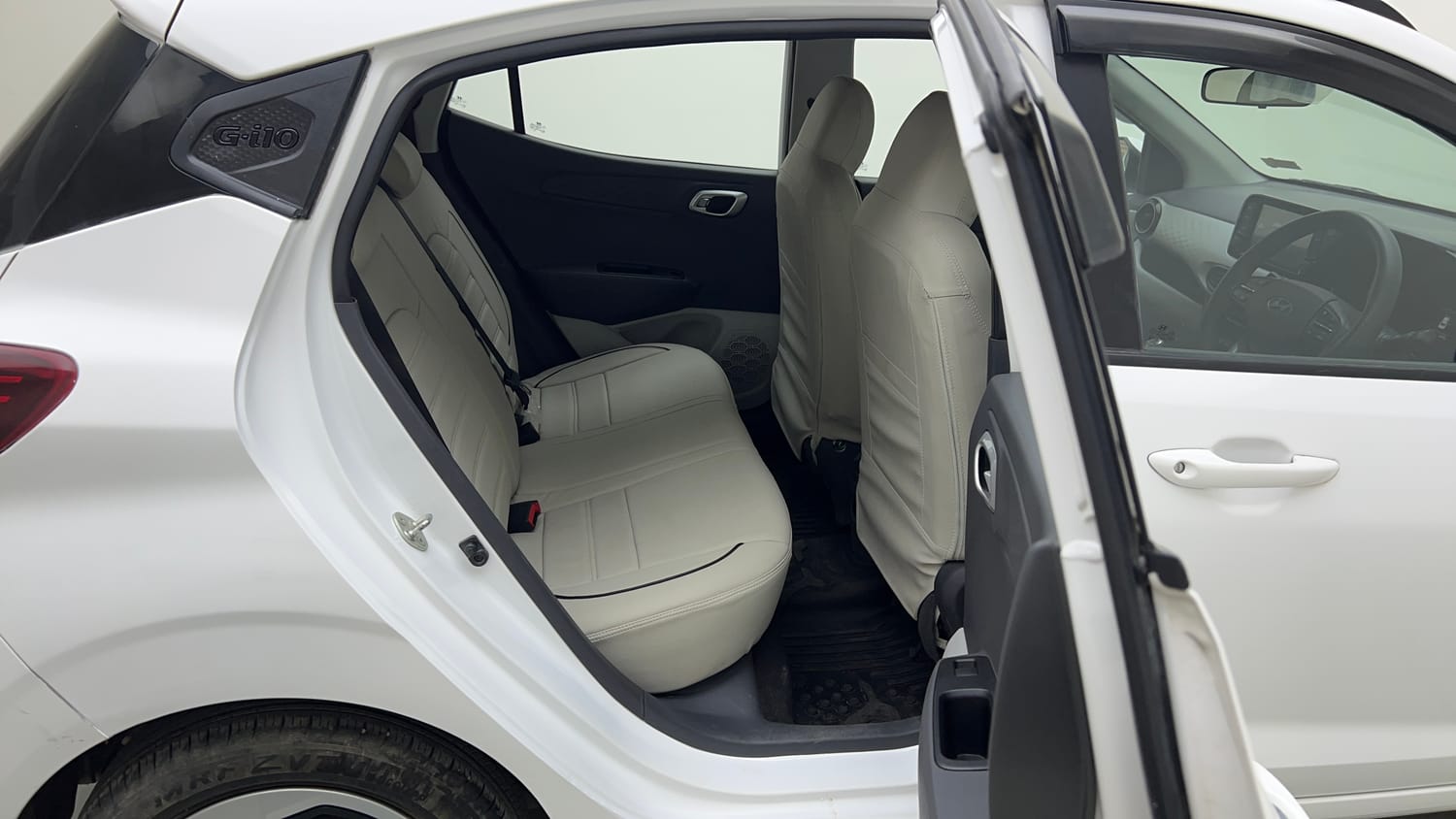 Used 2025 Hyundai Grand i10 Nios Sportz 1.2 Kappa VTVT Petrol Manual interior RIGHT SIDE REAR DOOR CABIN VIEW