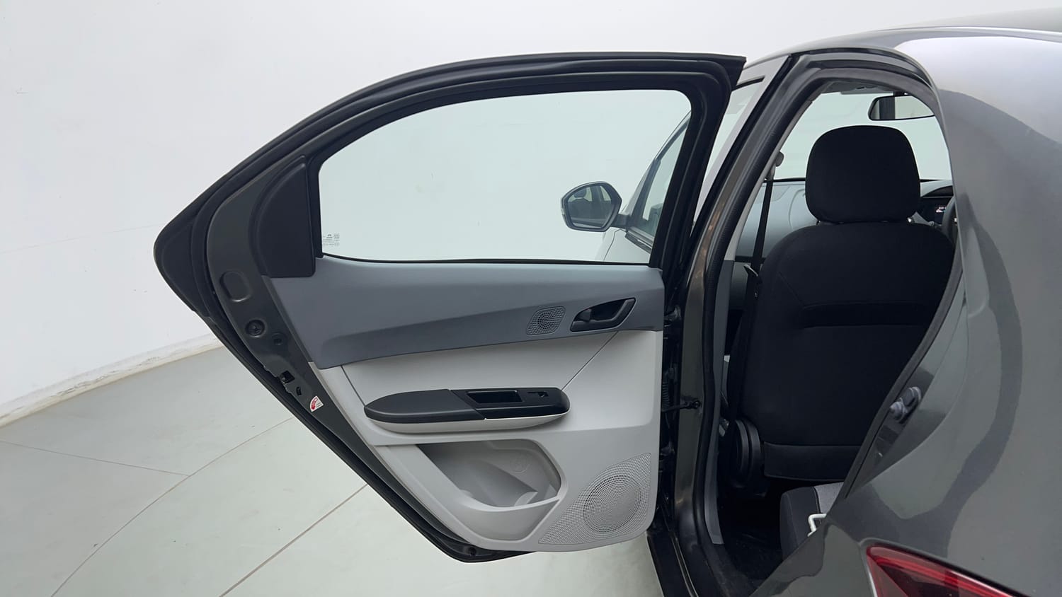Used 2026 Tata Tiago EV XT Medium Range Electric Automatic interior LEFT REAR DOOR OPEN VIEW