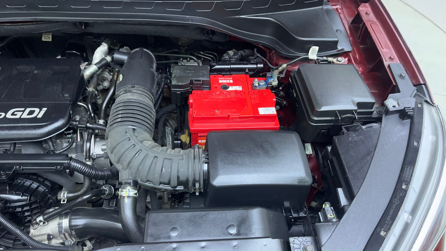 Used 2021 Kia Sonet GTX Plus 1.0 DCT Petrol Automatic engine ENGINE LEFT SIDE VIEW