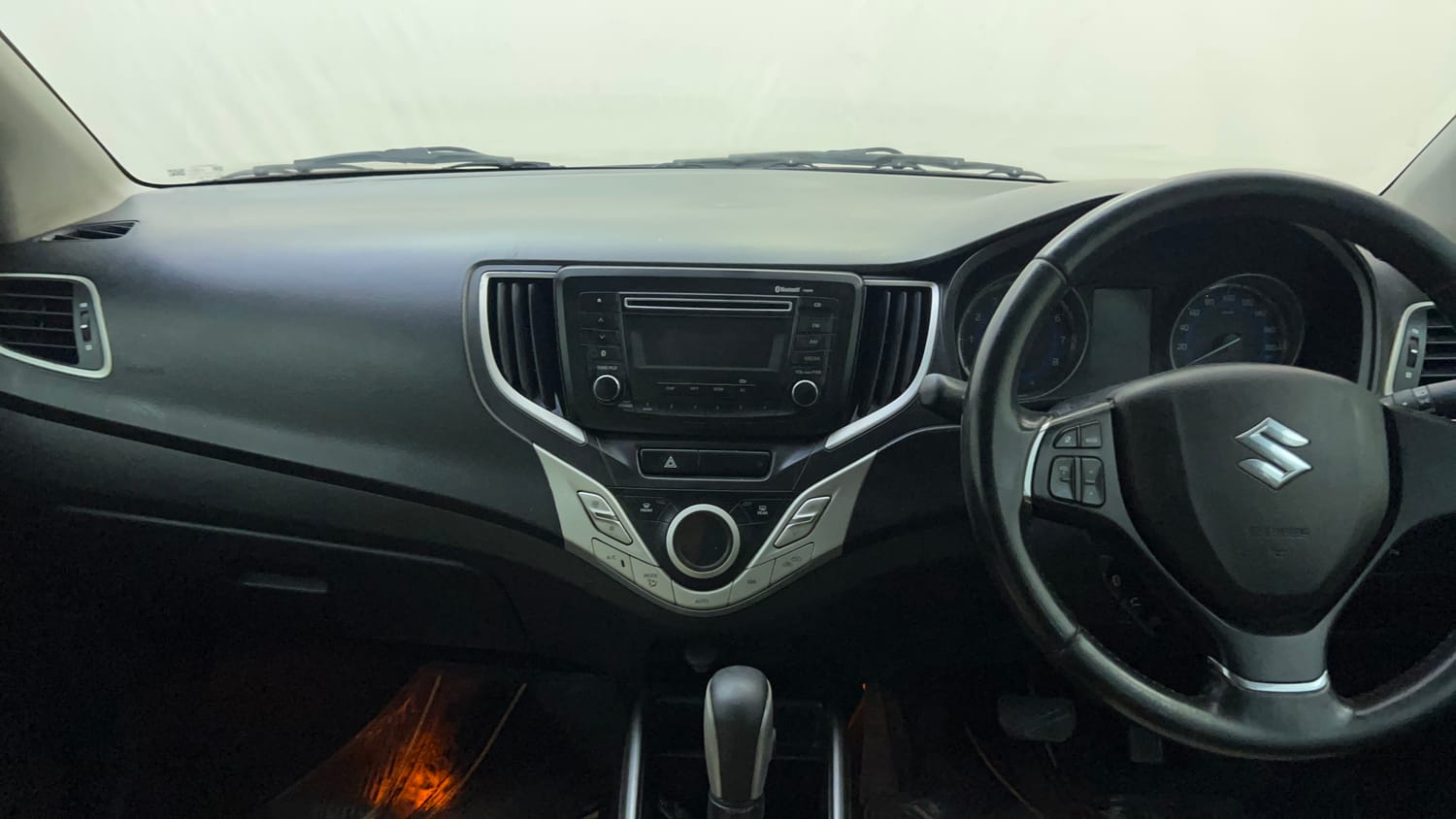 Used 2017 Maruti Suzuki Baleno Zeta 1.2 AT Petrol Automatic interior MUSIC SYSTEM & AC CONTROL VIEW