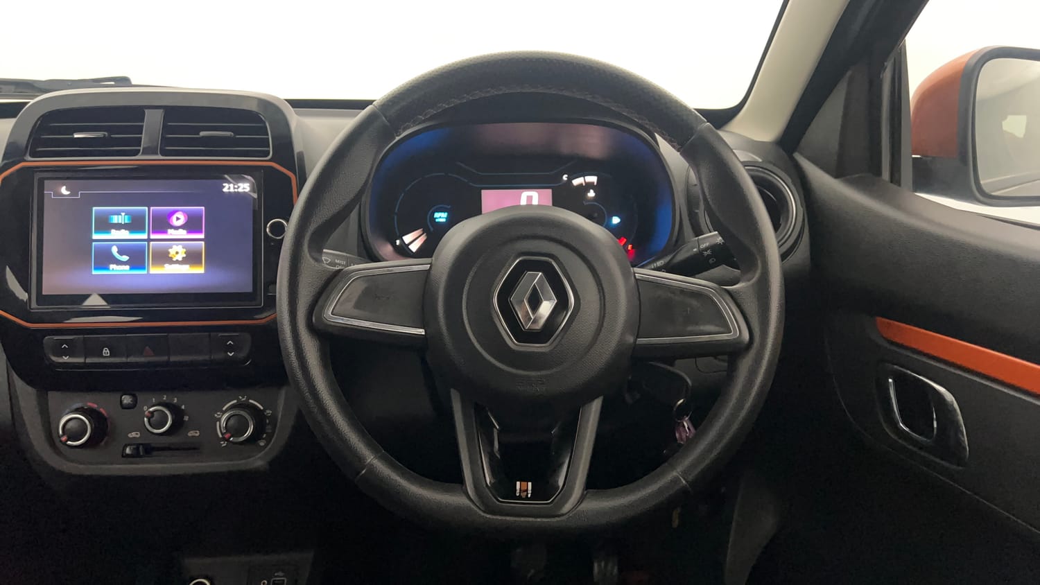 Used 2021 Renault Kwid CLIMBER 1.0 AMT Opt Petrol Automatic interior STEERING VIEW