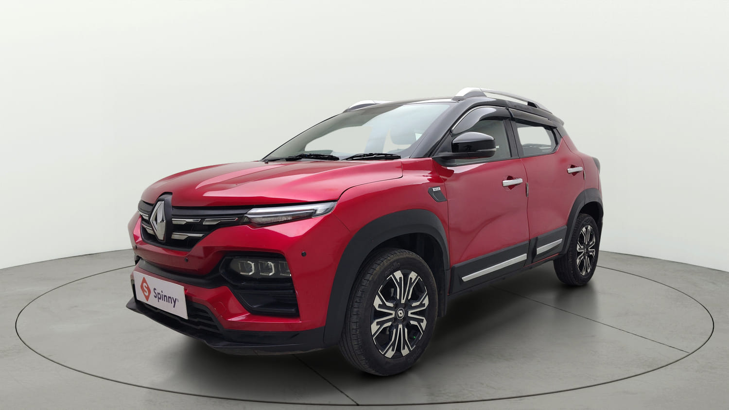 Used 2021 Renault Kiger RXZ Turbo CVT Dual Tone Petrol Automatic exterior LEFT FRONT CORNER VIEW