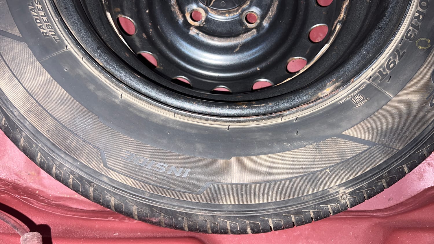 Used 2019 Hyundai Santro Sportz CNG Cng Manual tyres SPARE TYRE VIEW