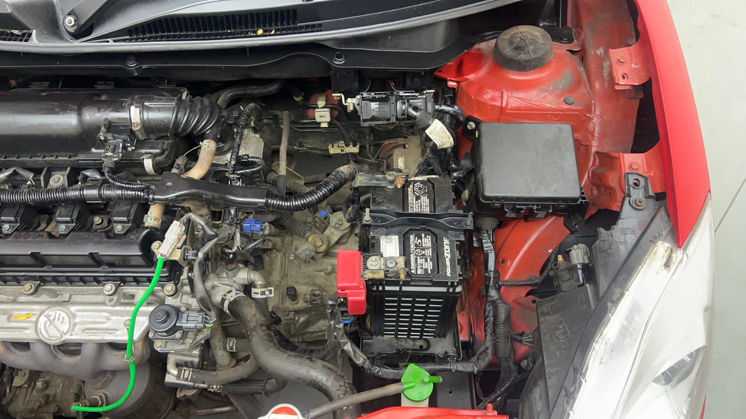 Used 2022 Maruti Suzuki Swift LXi Petrol Manual engine ENGINE LEFT SIDE VIEW