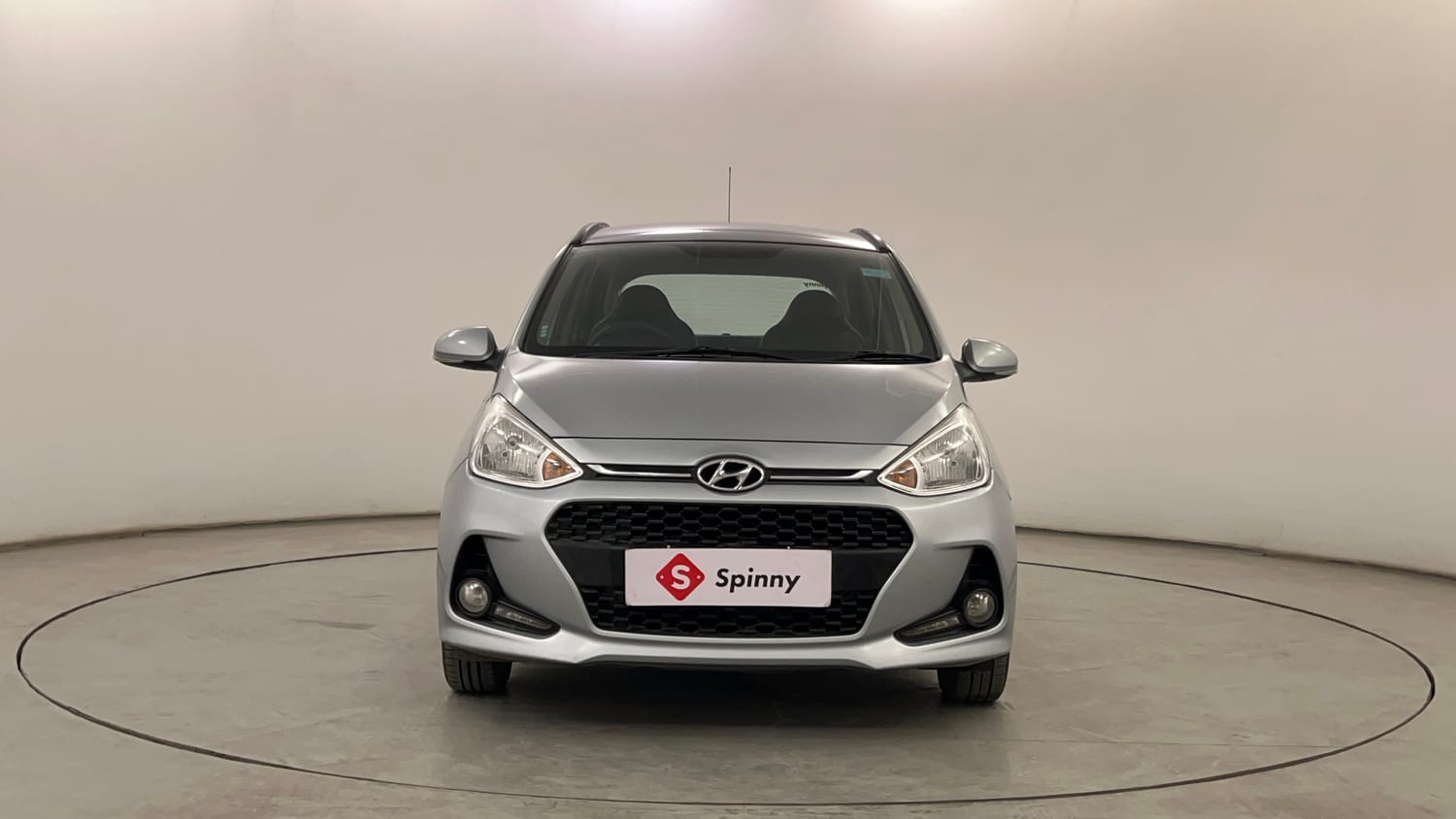 Used 2019 Hyundai Grand i10 Sportz AT 1.2 Kappa VTVT Petrol Automatic exterior FRONT VIEW