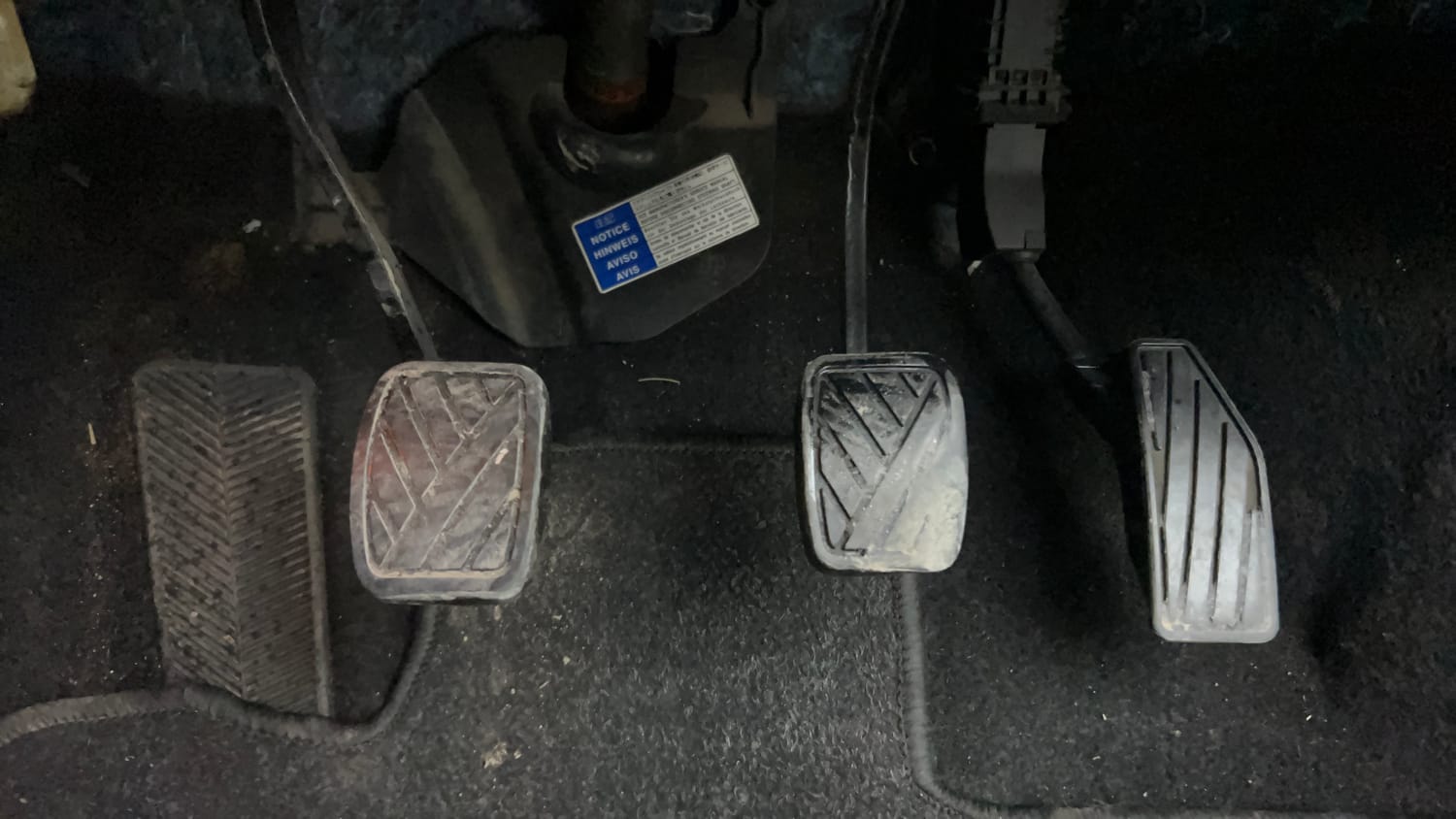 Used 2016 Maruti Suzuki Baleno Zeta 1.2 Petrol Manual interior PEDALS VIEW