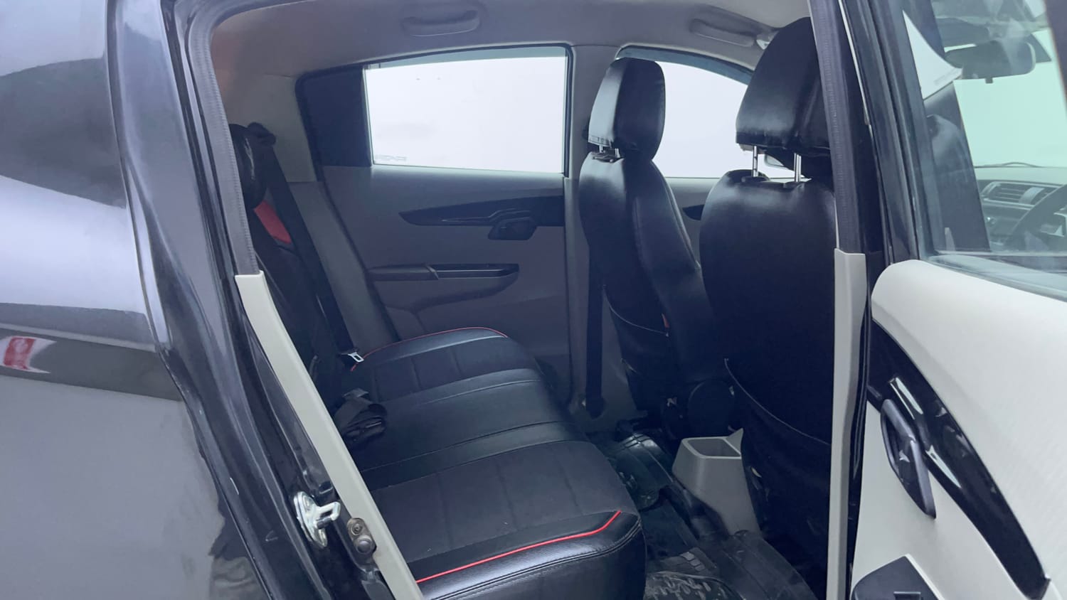 Used 2017 Mahindra KUV100 K6+ 5 STR Petrol Manual interior RIGHT SIDE REAR DOOR CABIN VIEW