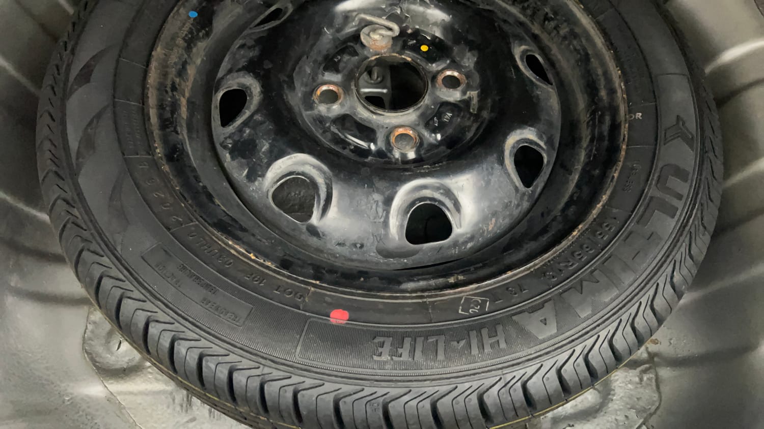 Used 2012 null Petrol Manual tyres SPARE TYRE VIEW