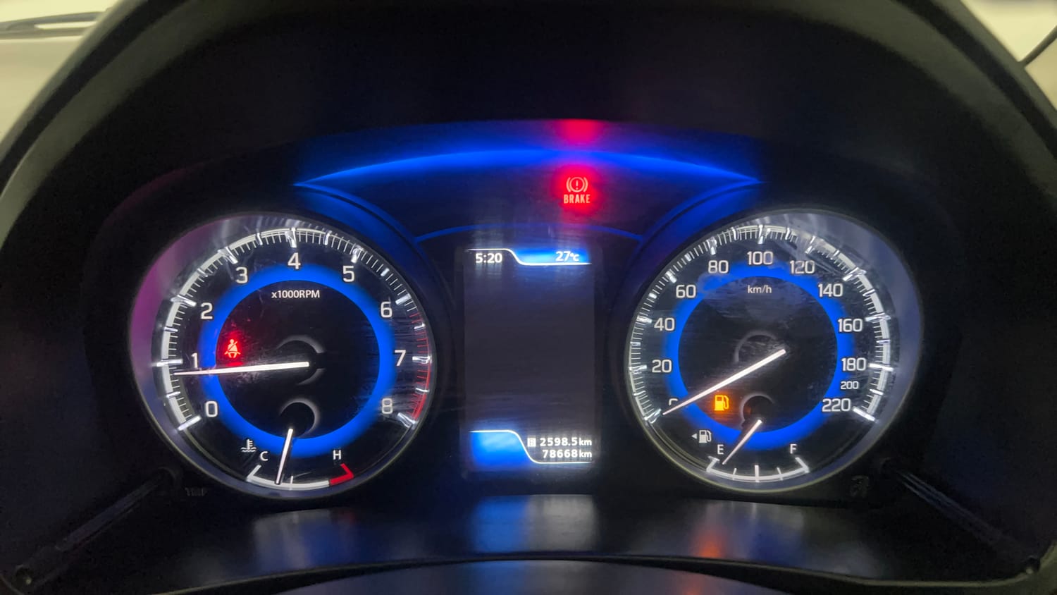 Used 2020 Maruti Suzuki Baleno Alpha Petrol Manual interior CLUSTERMETER VIEW