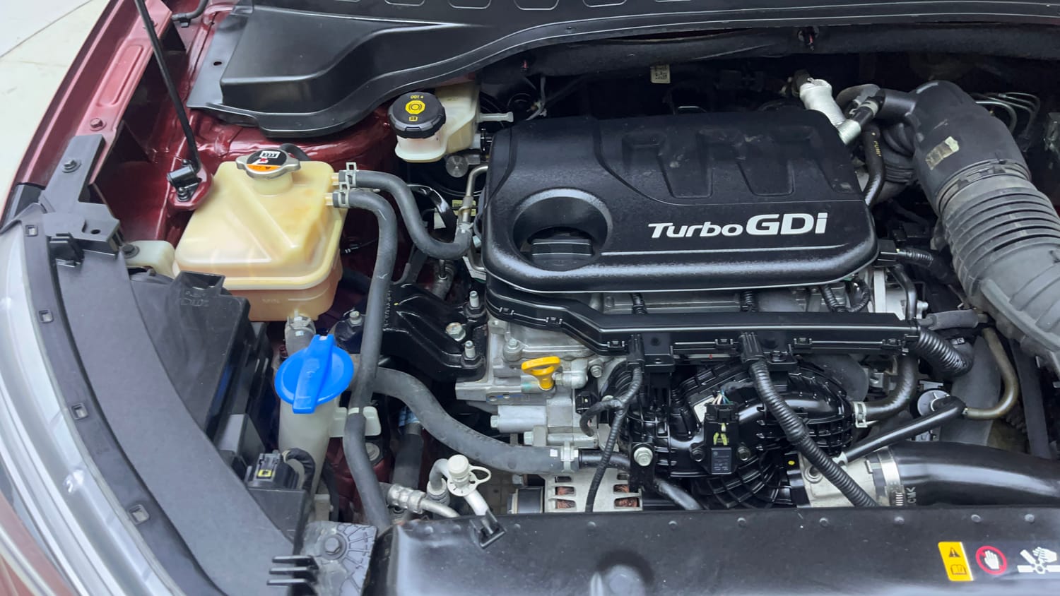 Used 2021 Kia Sonet GTX Plus 1.0 DCT Petrol Automatic engine ENGINE RIGHT SIDE VIEW