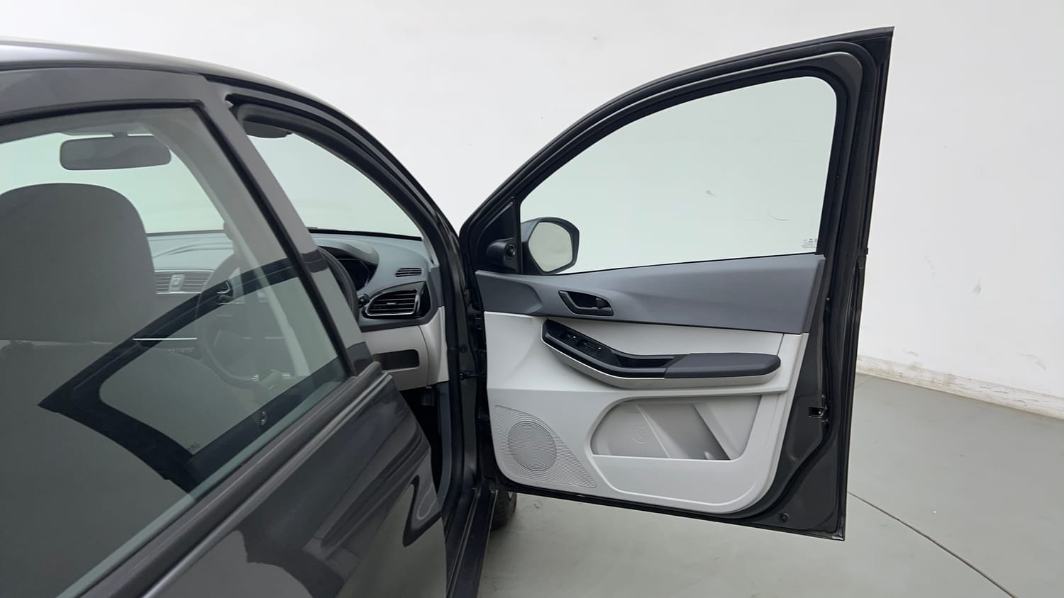 Used 2026 Tata Tiago EV XT Medium Range Electric Automatic interior RIGHT FRONT DOOR OPEN VIEW