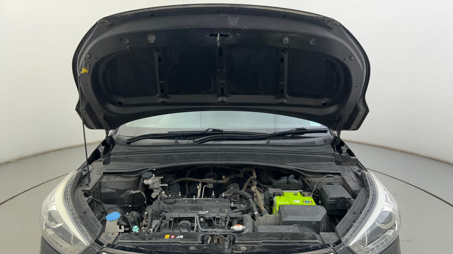 Used 2017 Hyundai Creta 1.6 SX Plus AT Petrol Petrol Automatic engine ENGINE & BONNET OPEN FRONT VIEW