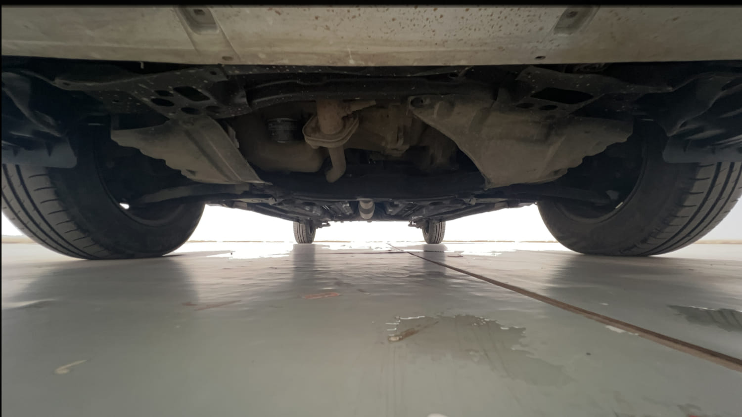 Used 2015 Maruti Suzuki Swift VXi Petrol Manual extra FRONT LEFT UNDERBODY VIEW
