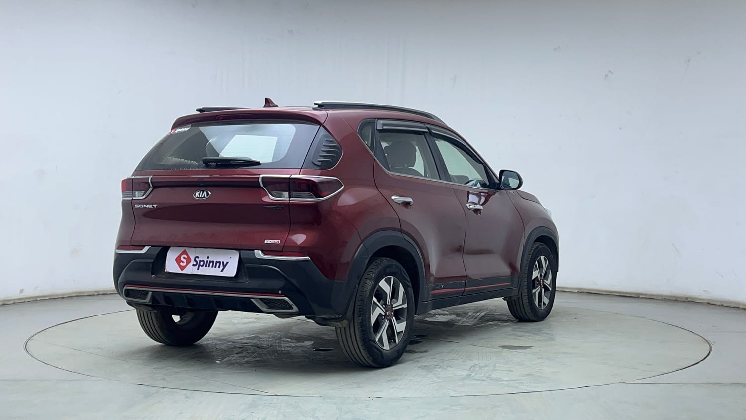 Used 2021 Kia Sonet GTX Plus 1.0 DCT Petrol Automatic exterior RIGHT REAR CORNER VIEW