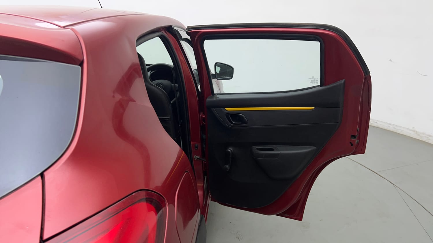 Used 2018 Renault Kwid 1.0 Marvel Iron Man Edition AMT Petrol Automatic interior RIGHT REAR DOOR OPEN VIEW