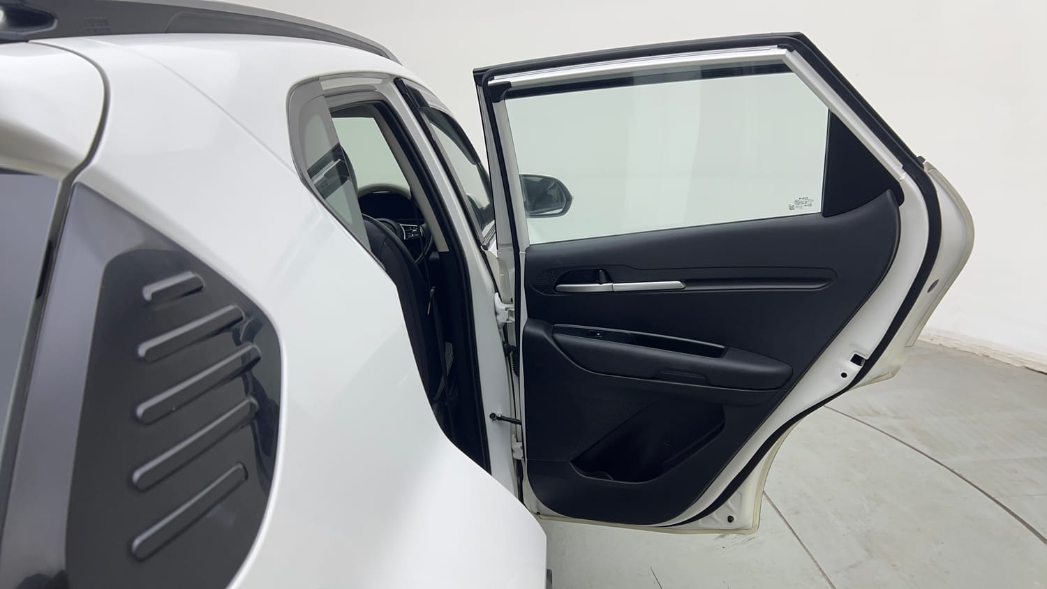 Used 2022 Kia Sonet HTK Plus 1.2 Petrol Manual interior RIGHT REAR DOOR OPEN VIEW