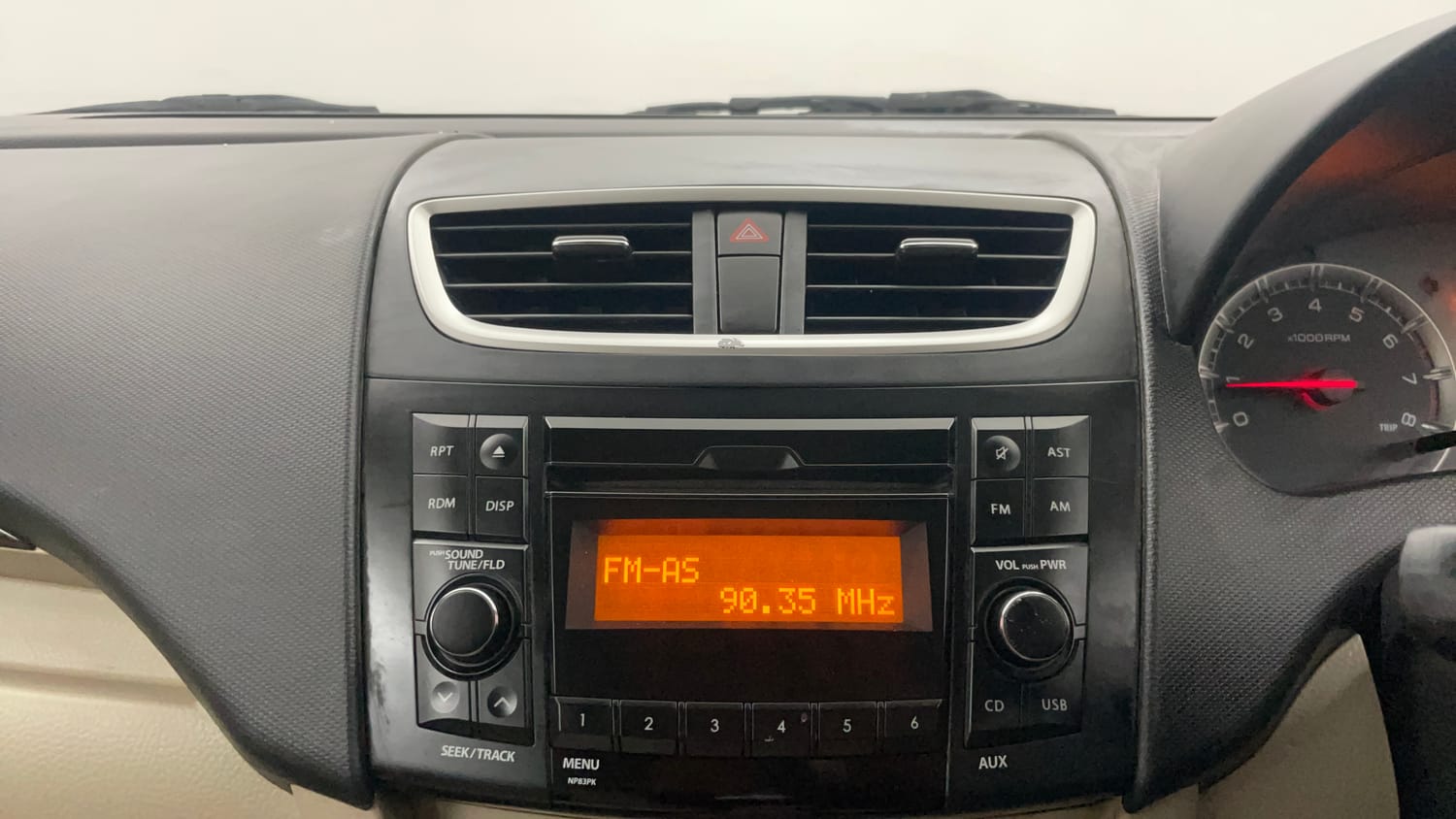 Used 2016 Maruti Suzuki Swift Dzire VXI Petrol Manual interior MUSIC SYSTEM & AC CONTROL VIEW