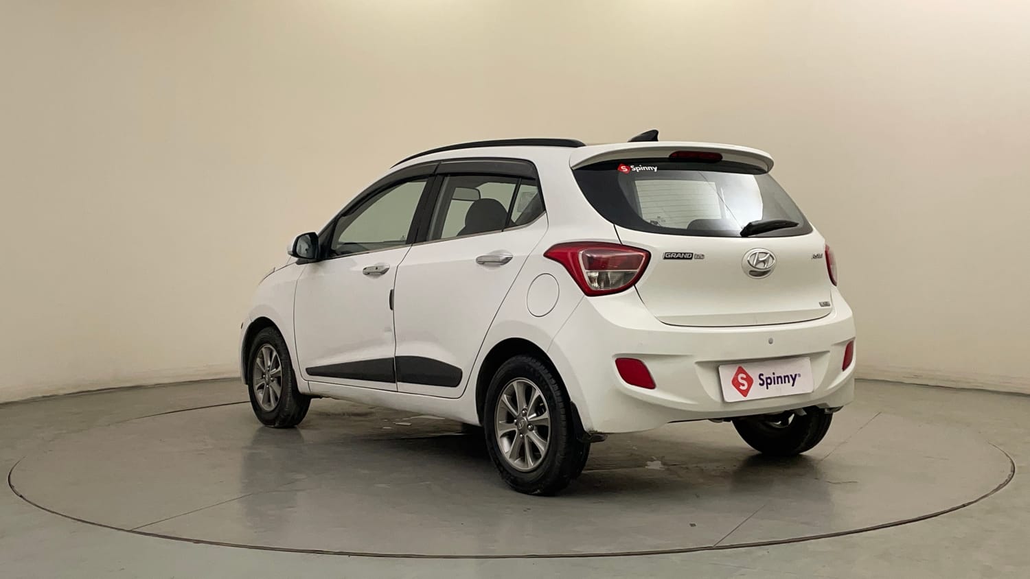 Used 2015 Hyundai Grand i10 Asta 1.2 Kappa VTVT (O) Petrol Manual exterior LEFT REAR CORNER VIEW