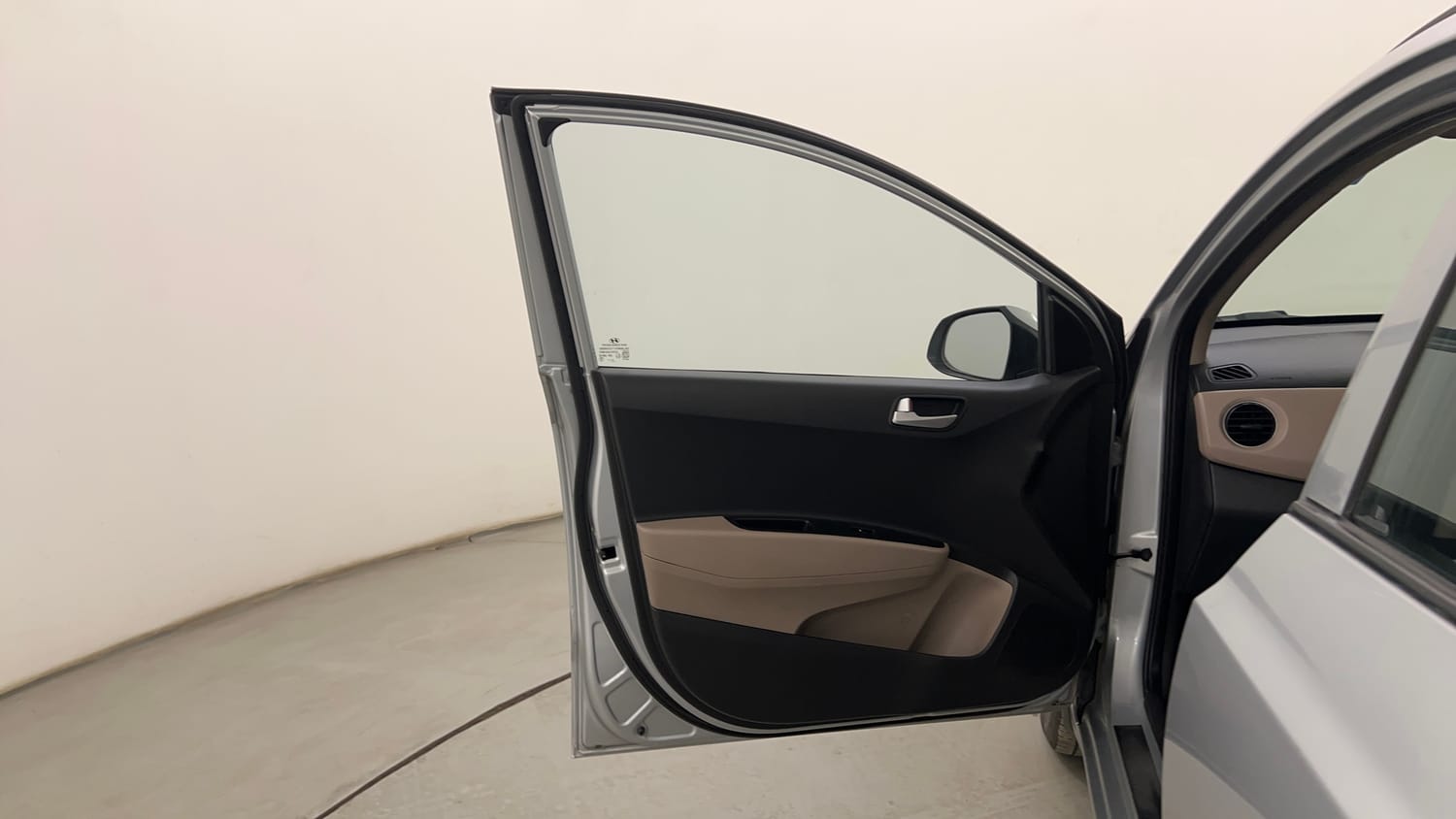 Used 2019 Hyundai Grand i10 Sportz AT 1.2 Kappa VTVT Petrol Automatic interior LEFT FRONT DOOR OPEN VIEW