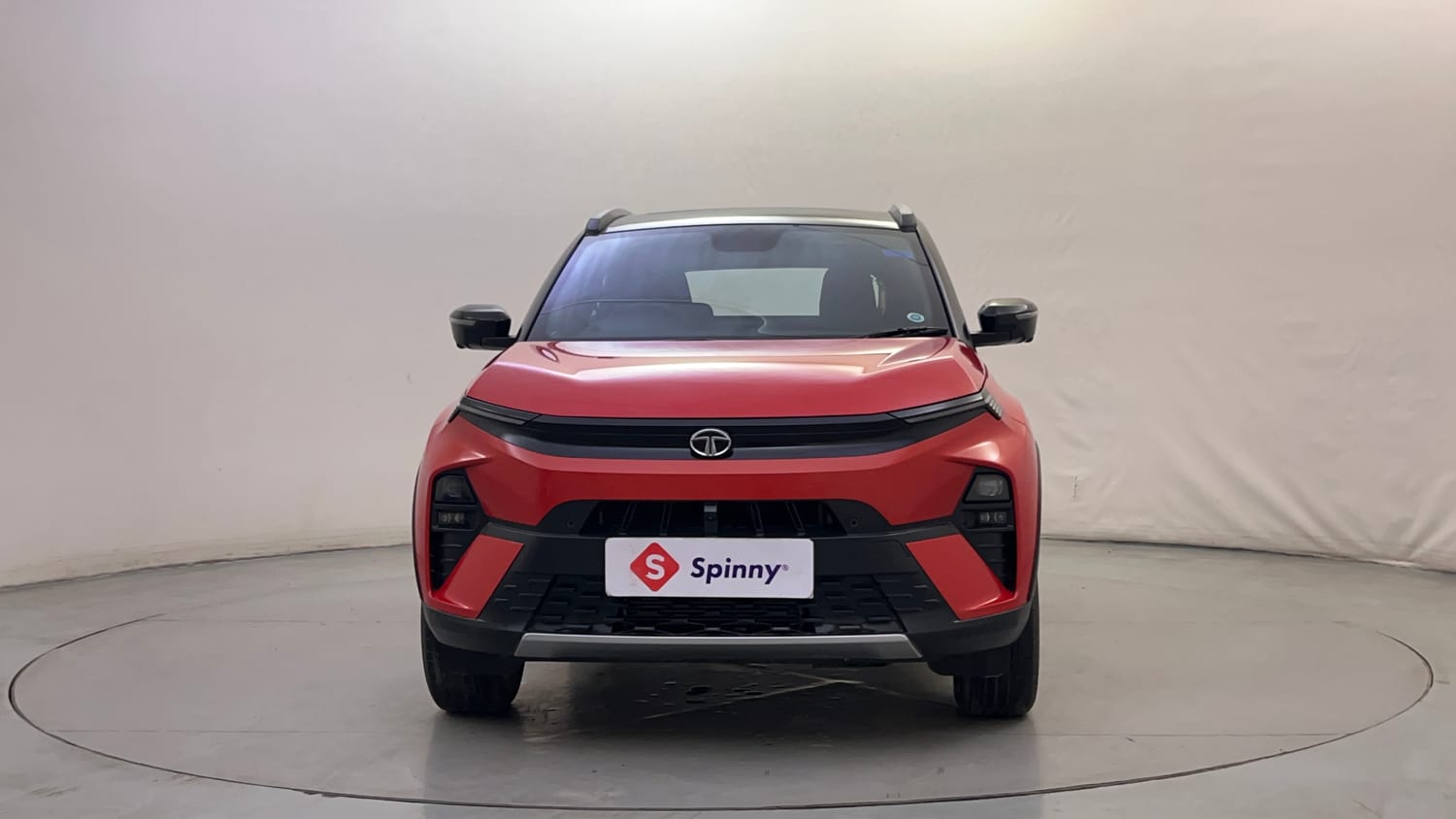 Used 2023 Tata Nexon Fearless Plus S 1.2 Revotron Petrol 7DCA DT Petrol Automatic exterior FRONT VIEW