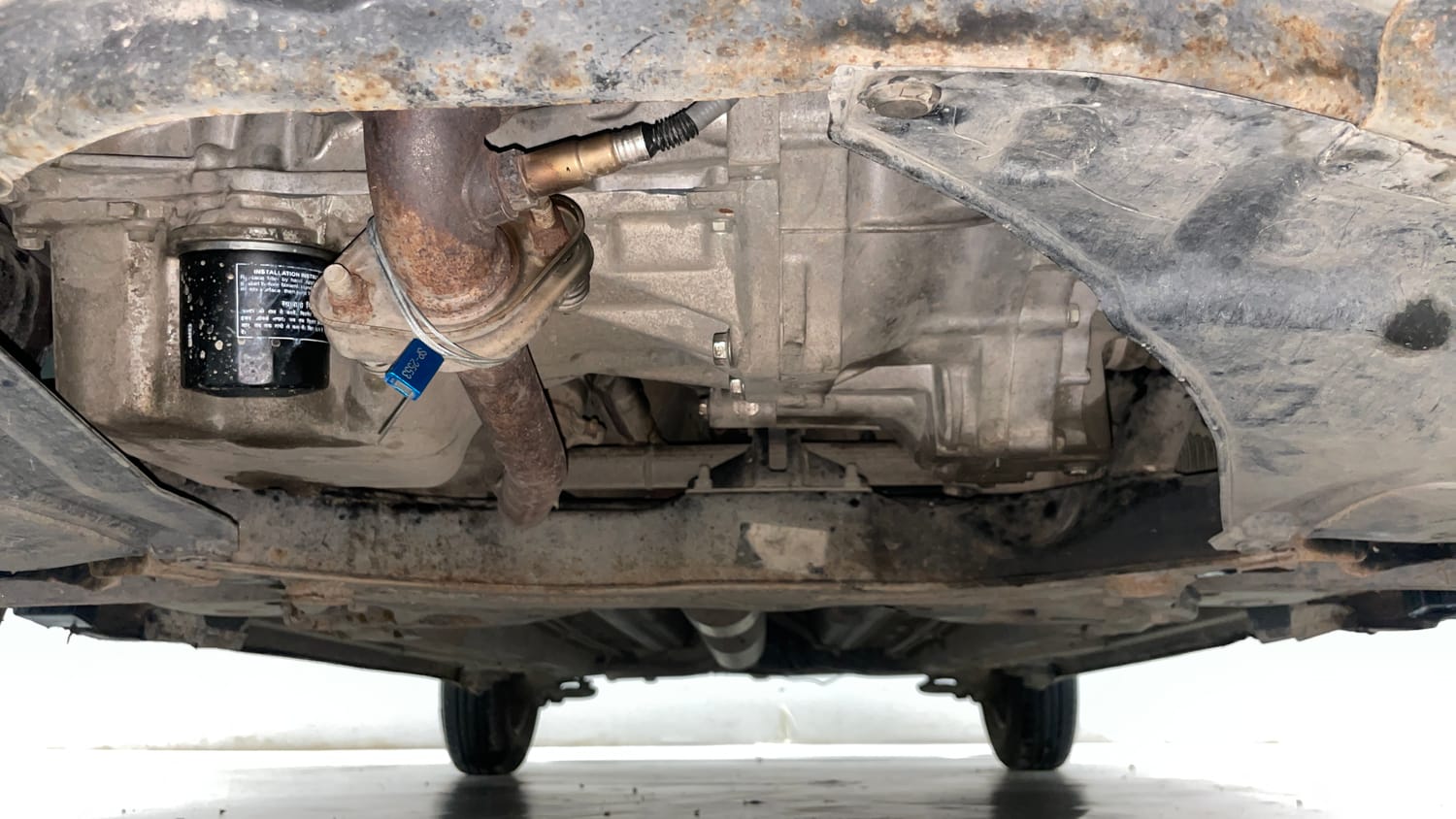 Used 2016 Maruti Suzuki Swift Dzire VXI Petrol Manual extra FRONT LEFT UNDERBODY VIEW