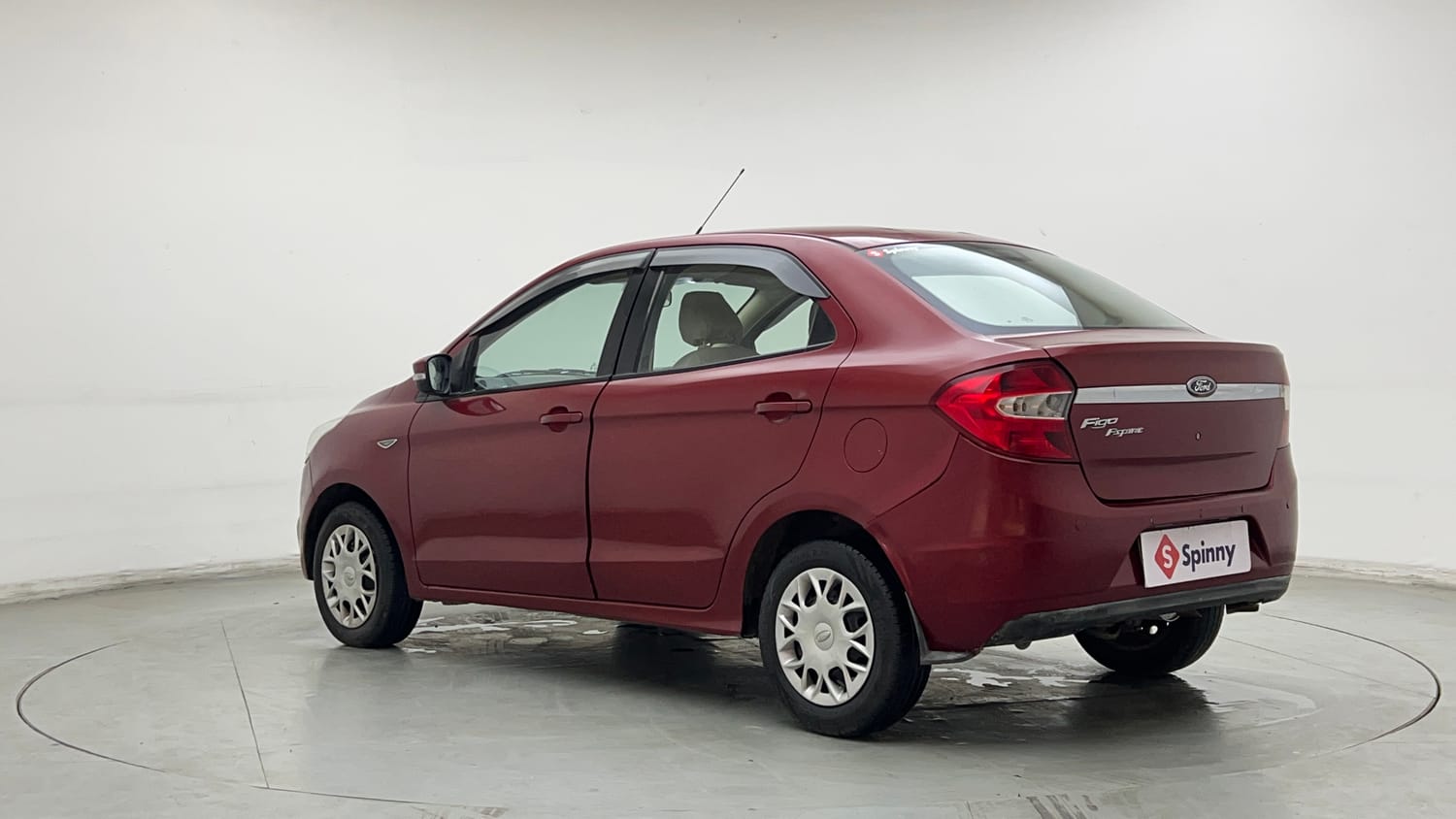 Used 2015 Ford Figo Aspire Trend 1.2 Ti-VCT Petrol Manual exterior LEFT REAR CORNER VIEW
