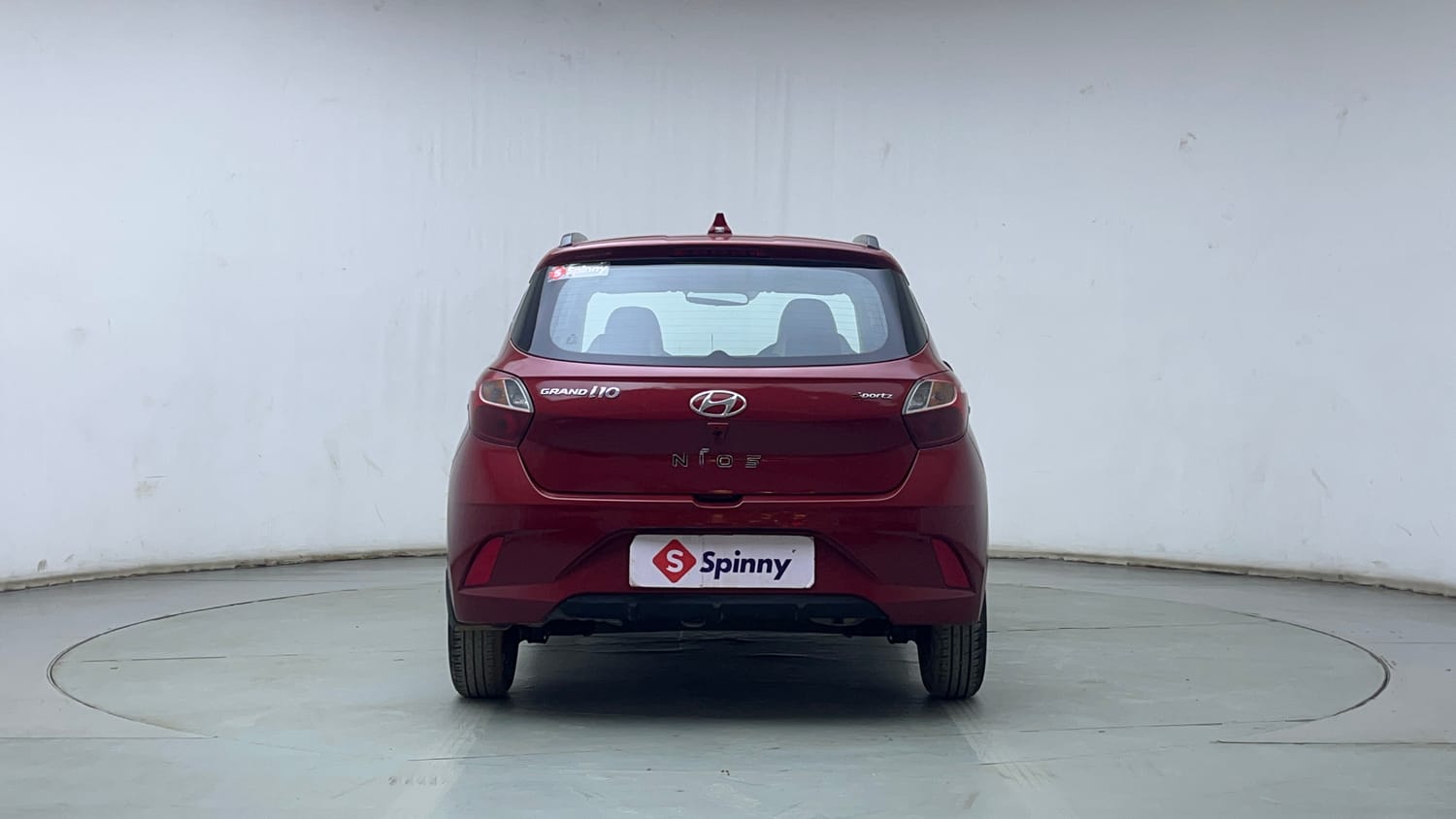 Used 2021 Hyundai Grand i10 Nios Sportz AMT 1.2 Kappa VTVT Petrol Automatic exterior BACK VIEW