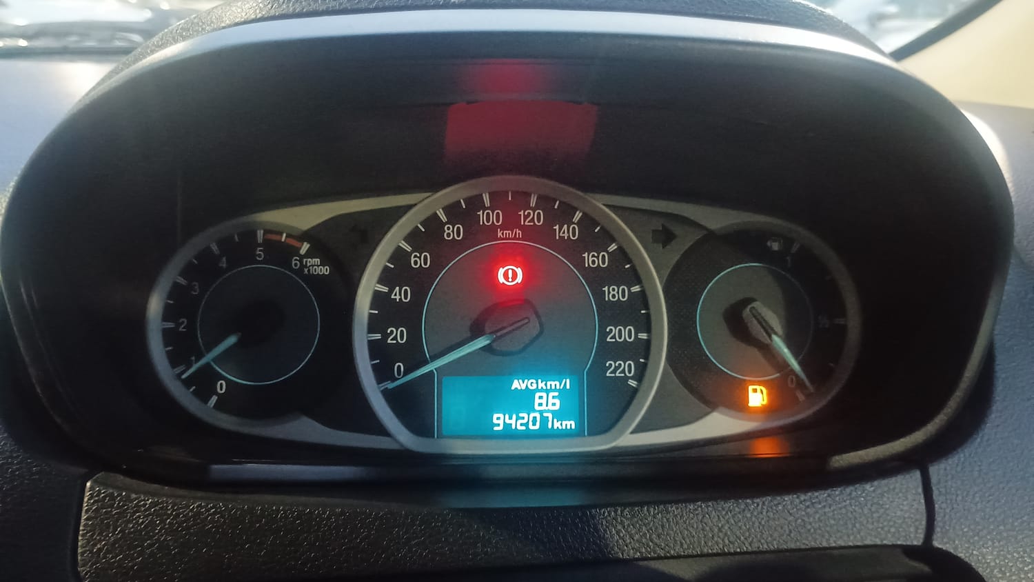 Used 2016 Ford Figo Aspire Trend 1.5 TDCi Diesel Manual interior CLUSTERMETER VIEW