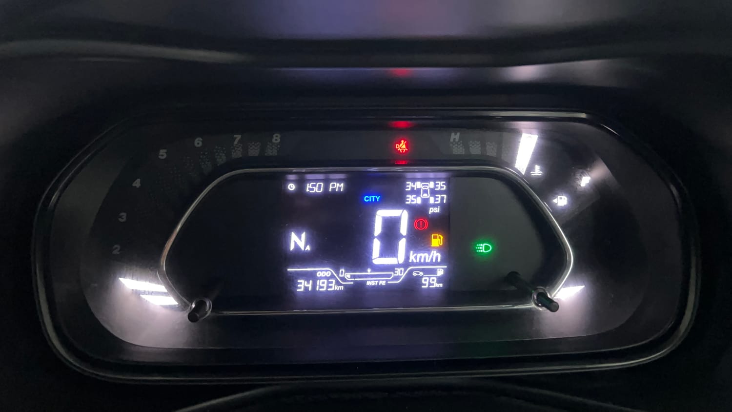 Used 2022 Tata Nexon XZA Plus (HS) Dark Edition Petrol Automatic interior CLUSTERMETER VIEW