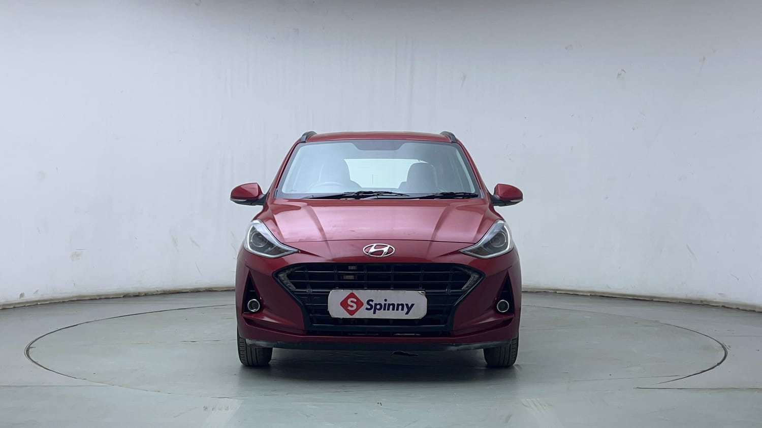 Used 2021 Hyundai Grand i10 Nios Sportz AMT 1.2 Kappa VTVT Petrol Automatic exterior FRONT VIEW