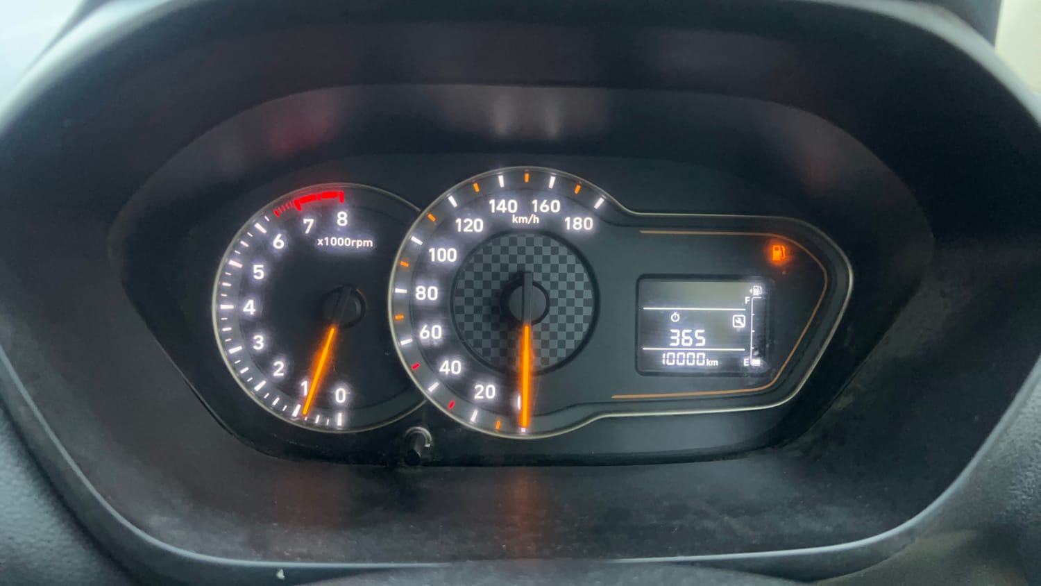 Used 2019 Hyundai Santro Sportz CNG Cng Manual interior CLUSTERMETER VIEW