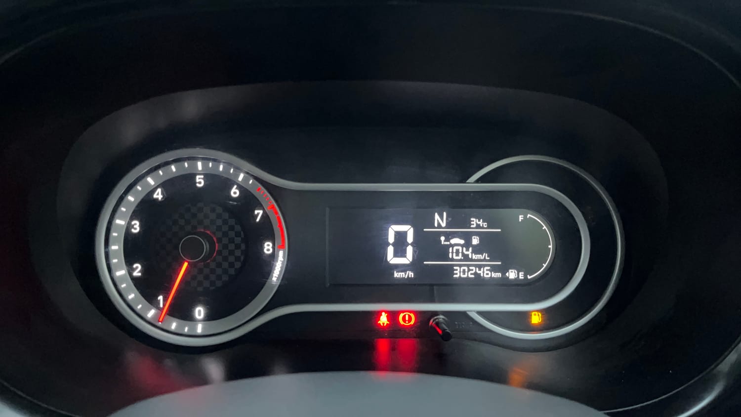Used 2021 Hyundai Grand i10 Nios Sportz AMT 1.2 Kappa VTVT Petrol Automatic interior CLUSTERMETER VIEW
