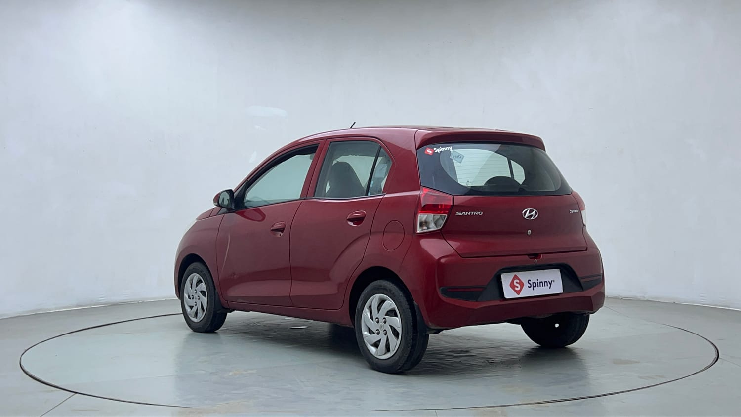 Used 2019 Hyundai Santro Sportz CNG Cng Manual exterior LEFT REAR CORNER VIEW