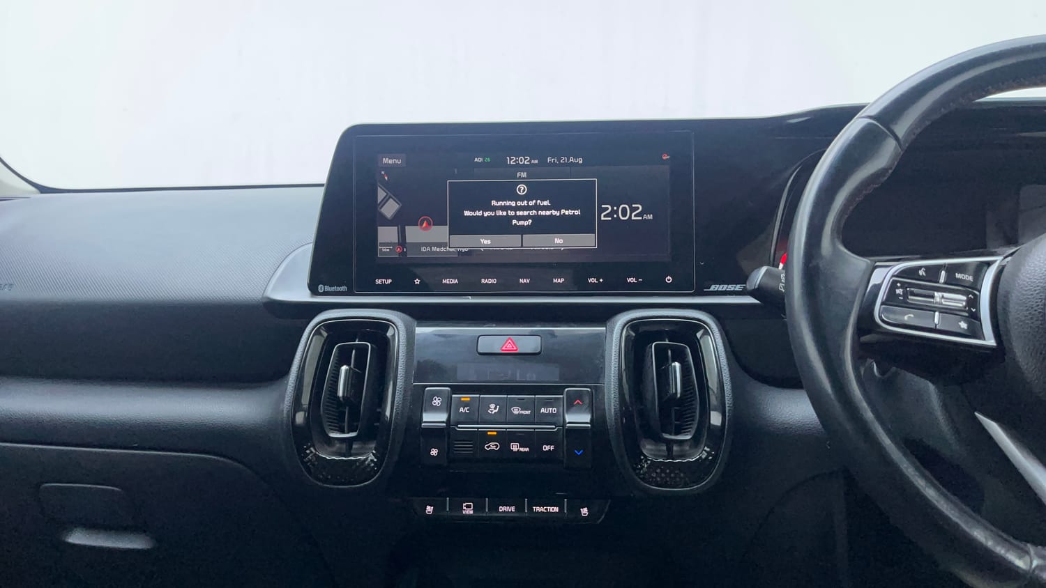 Used 2021 Kia Sonet GTX Plus 1.0 DCT Petrol Automatic interior MUSIC SYSTEM & AC CONTROL VIEW